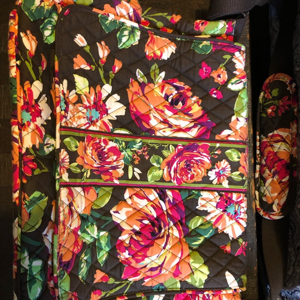 Vera Bradley English Rose diaper bag